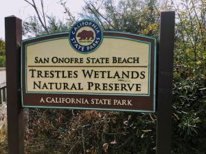 Trestles Wetlands Natural Preserve Sign