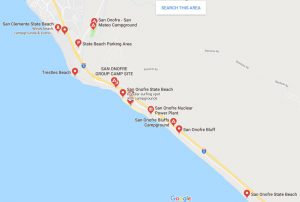 San Onofre State Beach Map