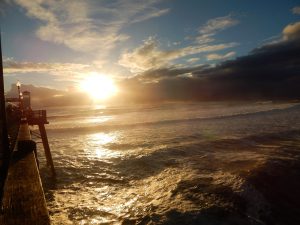 Sunset Oceanside Beach CA,