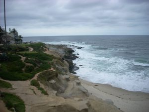 Wipeout Beach la jolla coast walk