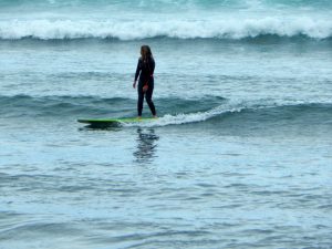 Surfer Old Mans Beach San Onofre State Beach