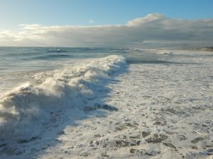 Stormy Waters Oceanside Beach CA