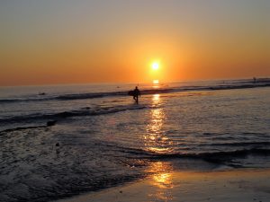 Swami's State Beach Sunset