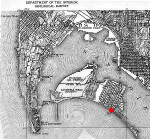 Map Coronado and North Island-1918