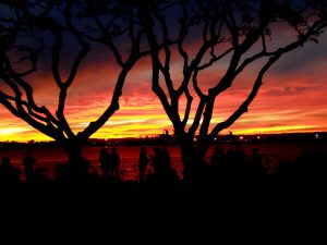 Seaport Village San Diego Sunset