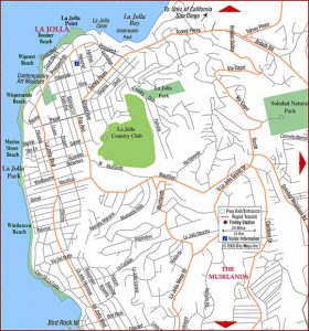 La Jolla Map la jolla coast walk