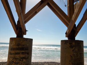 Underneath Stonesteps Beach Stairs