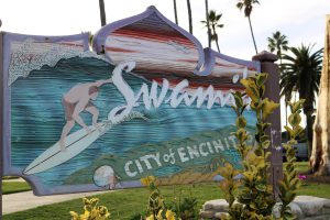 Swami's Beach Sign Beaches of Encinitas