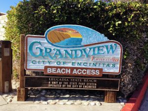 Grandview Beach Access Sign