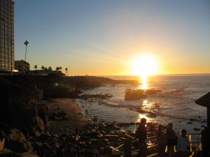Sunset Downtown La Jolla