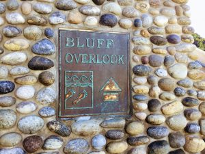 Bluff Overlook Sign