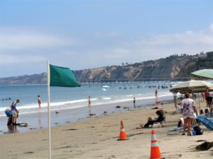 North View La Jolla Shores sand shore pier background