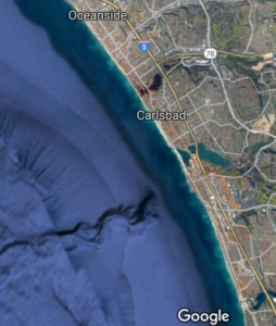 Oceanside Carlsbad Google Map North County San Diego