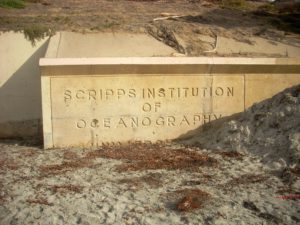 Scripps Institute of Oceanography plaque