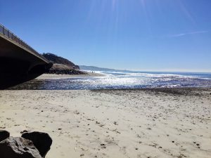Los Penasquitos Lagoon inlet ocean