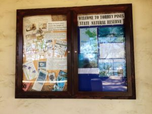 Information Box Display Torrey Pines Lodge