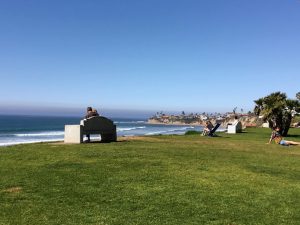 Palisades Park North Pacific Beach bench