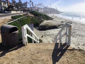 Beach Staircase going down to beach