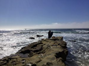 Camino de la Costa Beach Access surfer