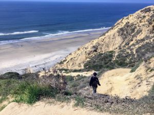 Gliserport Trail Going down best beaches of La Jolla