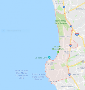 La Jolla Google Map