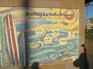 La Jolla Shore Beach Display surfing