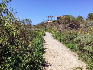 San Elijo Lagoon Nature Center in distance