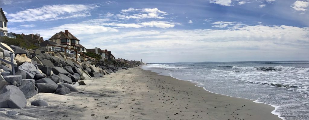 Beginning Saint Malo Beach Panoramic