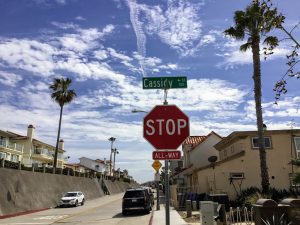 Cassidy Street Stop Sign