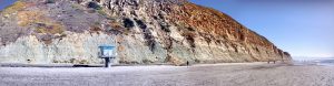 Torrey Pines State Beach Panoramic Photo