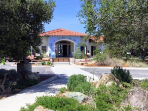 Front of Agua Hedionda Lagoon Discovery Center