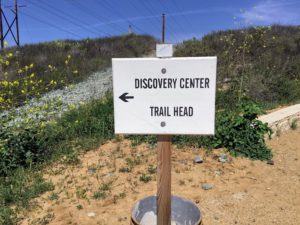 Discovery Center Trail Head Sign