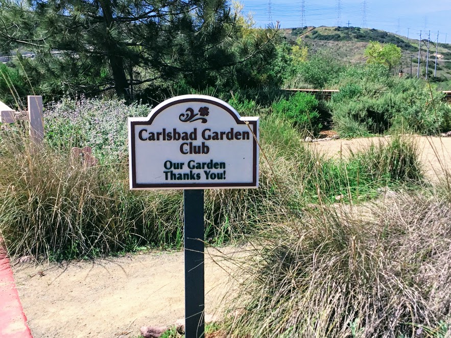 Carlsbad Garden Club Sign