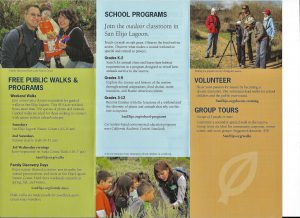 San Elijo Lagoon Conservancy Environmental Education Brochure