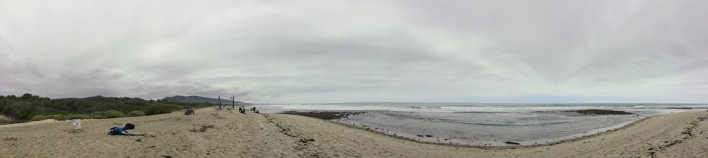 Lowers Trestles Beach Panoramic