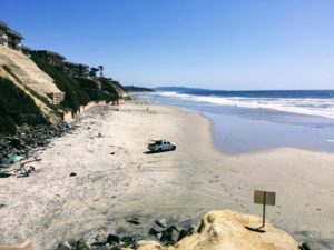 Del Mar Shores Beach Access Leashed Beach Dogs