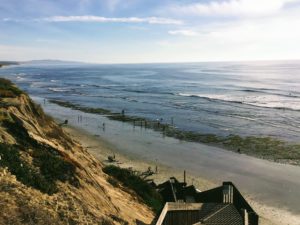 San Elijo State Beach bluff view