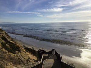 San Elijo State Beach Campground ocean view