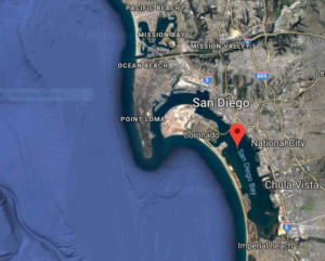 San Diego Bay Google Map