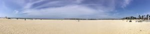 Dog Beach Panoramic large sandy shore