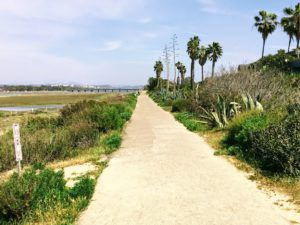 Ocean Beach Bike Path San Diego River Mouth