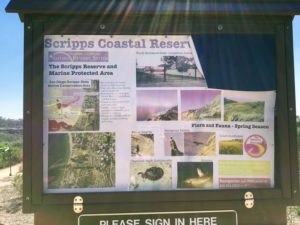 Scripps Coastal Reserve Information Kiosk Biodiversity Trail