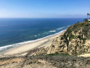 Scripps Coastal Reserve Ocean View bluffs ocean sky