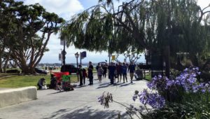 Seaport Village east San Diego Bay