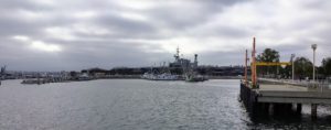 Tuna Wharf USS Midway View San Diego Bay