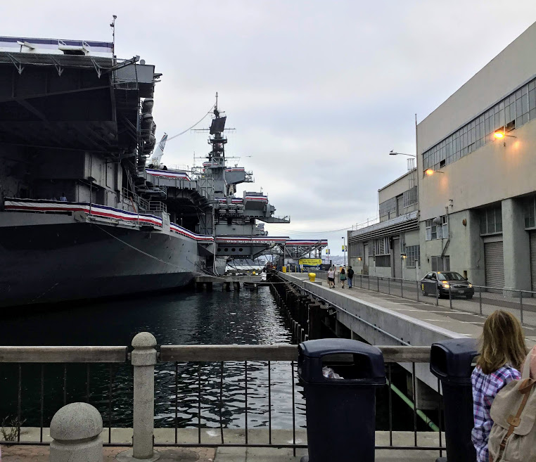 USS Midway Museum Entrance San Diego Bay