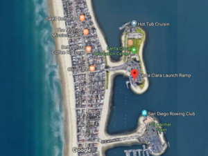 Santa Clara Point launch ramp Google map