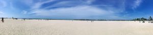 behind Ocean Beach dog beach panoramic San Diego