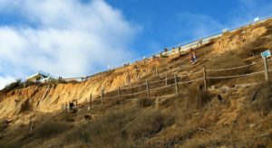 Beacons Beach Switchback walkway Encinitas beach