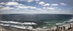 Beacons beach panoramic august ocean view